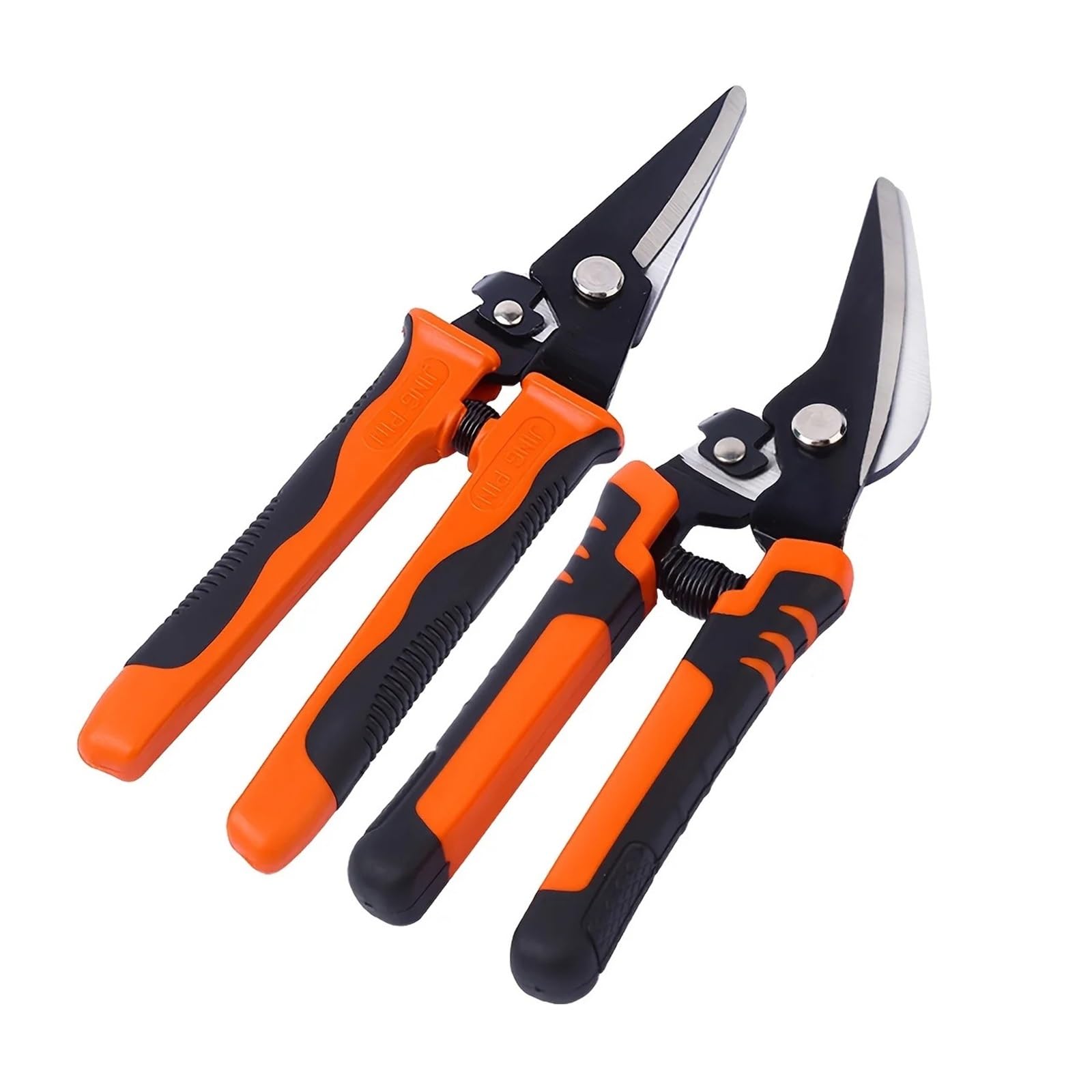 Jingyingtt A+B Straight Elbow Industrial Iron Sheet Scissors Heavy Duty Metal Cutting Keel Shear Pliers Tool 1/2Pcs