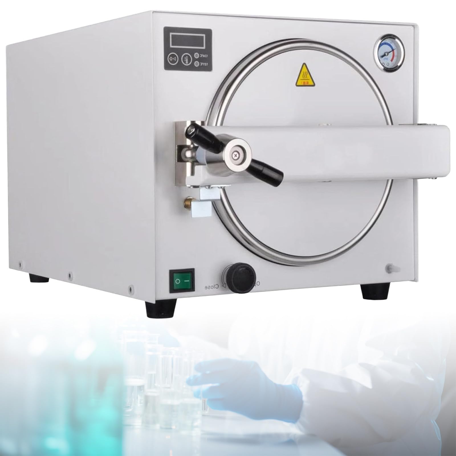 Sterilizzatore Dell'Autoclave del Vapore, Laboratorio/Forniture Mediche Professionali, Temperature 121°C/134°C Due da Scegliere, per Macchina da Laboratorio