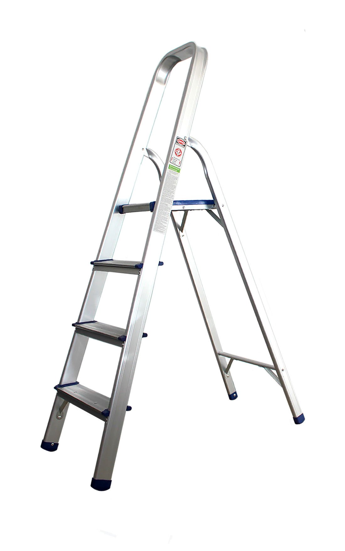 Aluminiowa drabina domowa z 4 stopniami, wielofunkcyjna drabina wielofunkcyjna, wielofunkcyjna