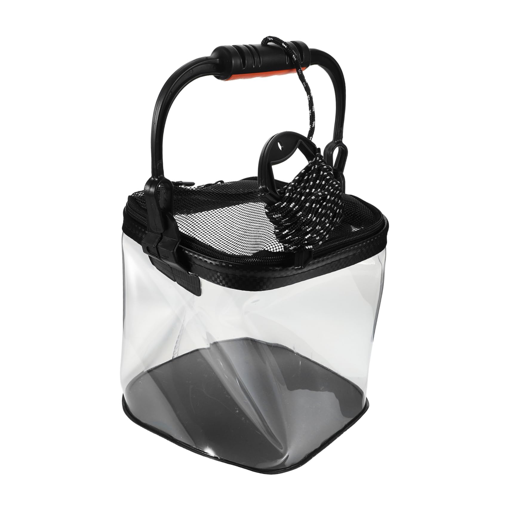 Milisten Foldable Fishing Bucket Lightweight Water Storage Barrel for Beach and Lake Fishing Leakproof Design Secure Handle for Easy Carrying for Outdoor Enthusiasts