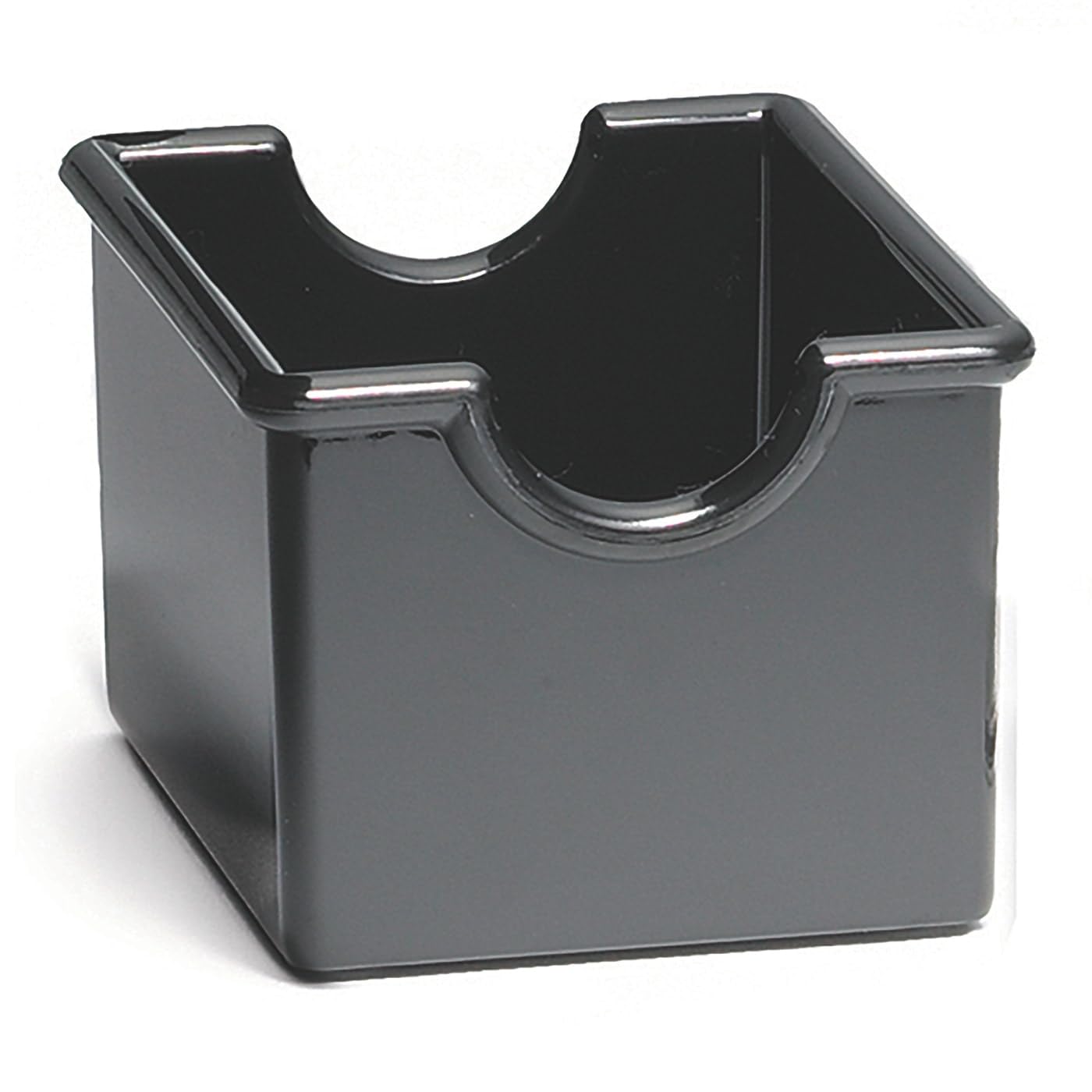 Tablecraft Black Plastic Sugar Packet Holder