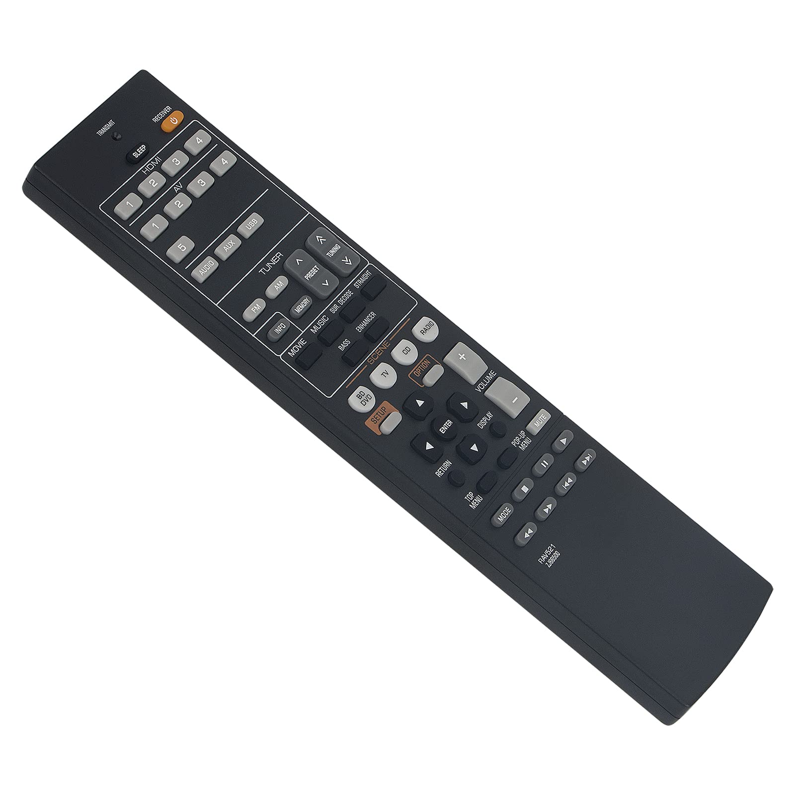Nuovo RAV521-ZJ66500 Telecomando di ricambio RAV521 ZJ66500 Telecomando Per Yamaha FB RAV521 ZJ66500 RAV521-ZJ66500 RXV377 YHT4910U RXV377 RXV377BL YHT4910U YHT4910UBL Remote Controller