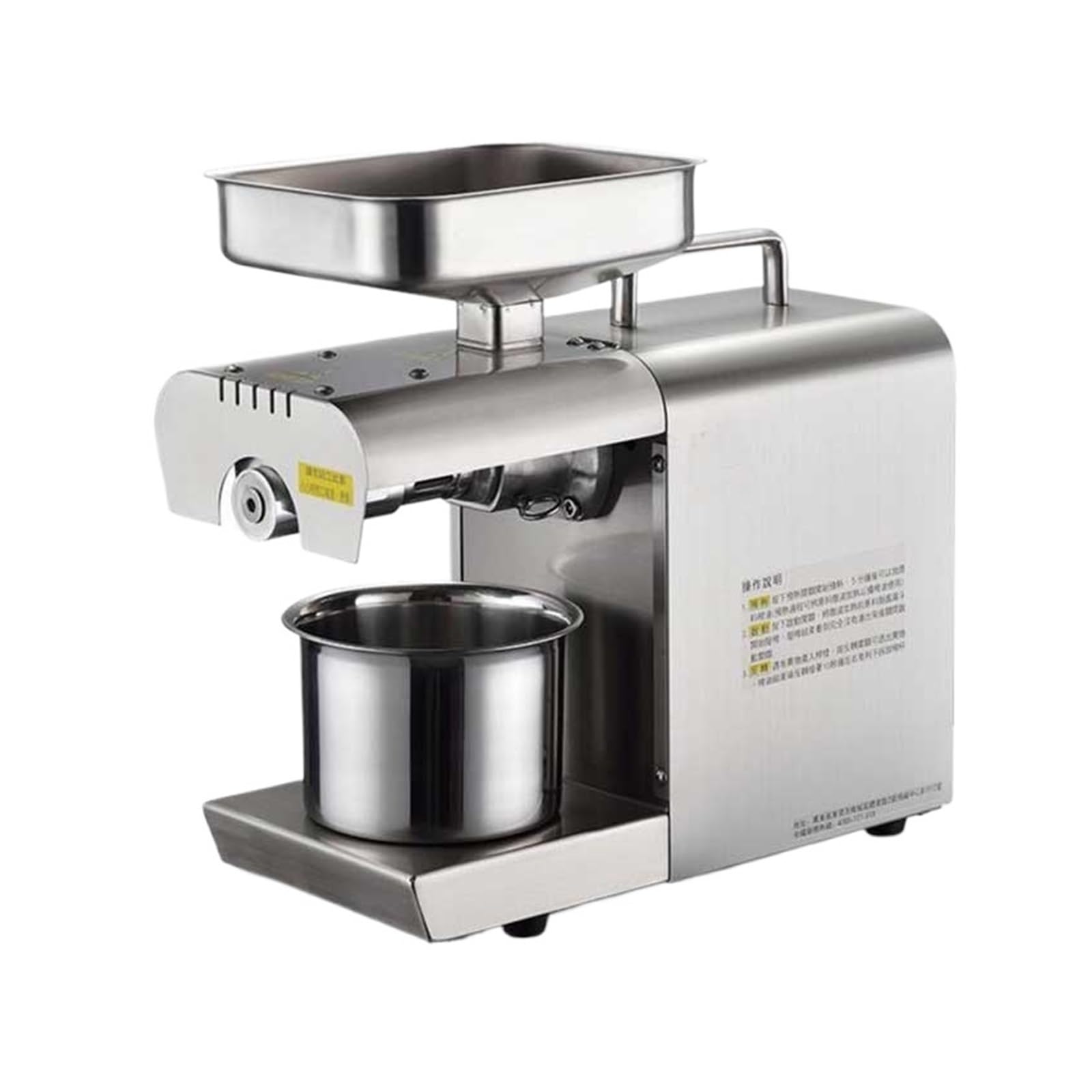 HCZKIUJY Oil Press Machine Peanut Presser Extractor Use For Olive Sesame Melon Seeds Rapeseed Flax Walnut Bean Processor Intelligent Temperature Control
