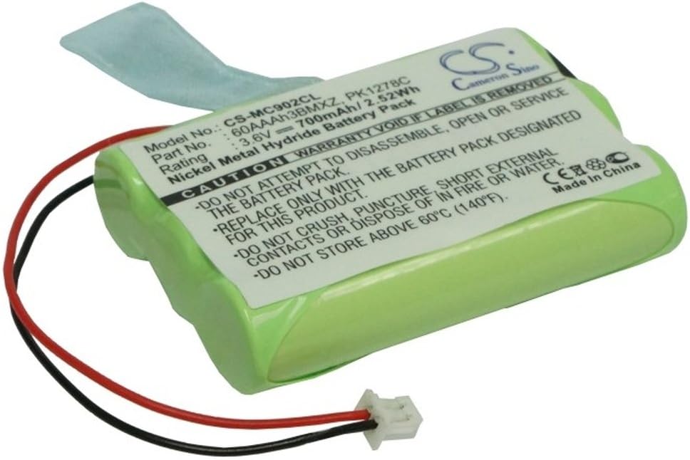 Teléfono inalámbrico batería Ni-MH 700 mAh/2.52 wh 3.6 V para Aastra, Eads, Matracom, Nortel, Sagem