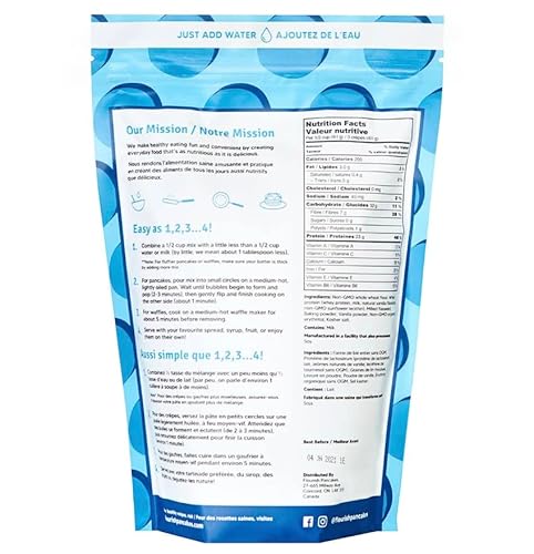 Flourish Vanilla Whey Protein Pancake Mix, 430G/15.1Oz (Shipped From Canada) #TOP1