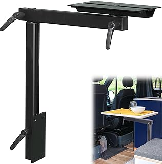 RV Table Leg, Swivels 360 Degrees Removable Premium Aluminum Alloy Rv Table Leg Bracket, Adjustable RV Accessories for RV, Pontoon, Truck Camper, Travel Trailer