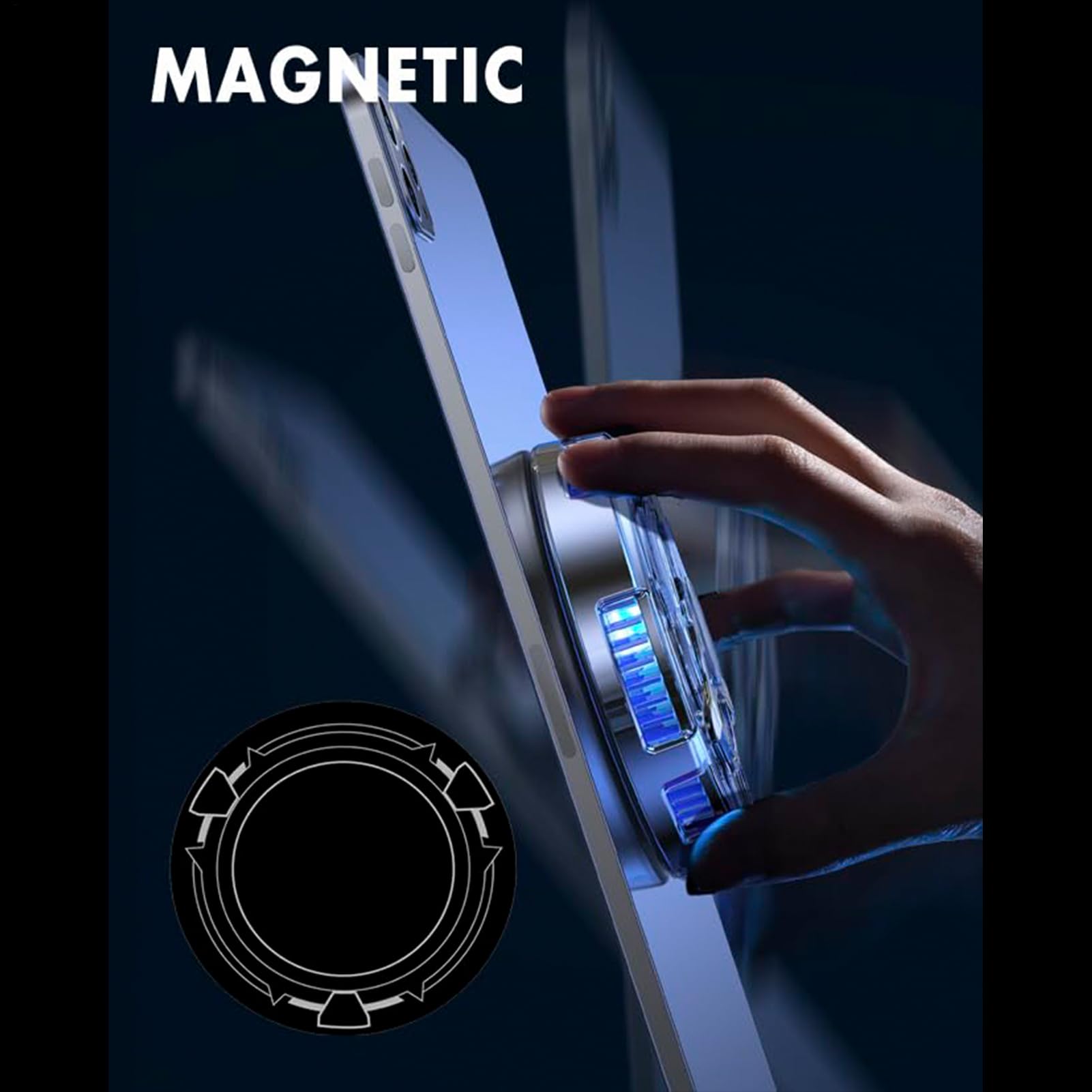 Piastra di raffreddamento per cellulare, piastra di raffreddamento magnetica per schede grafiche, tablet, dispositivi elettronici