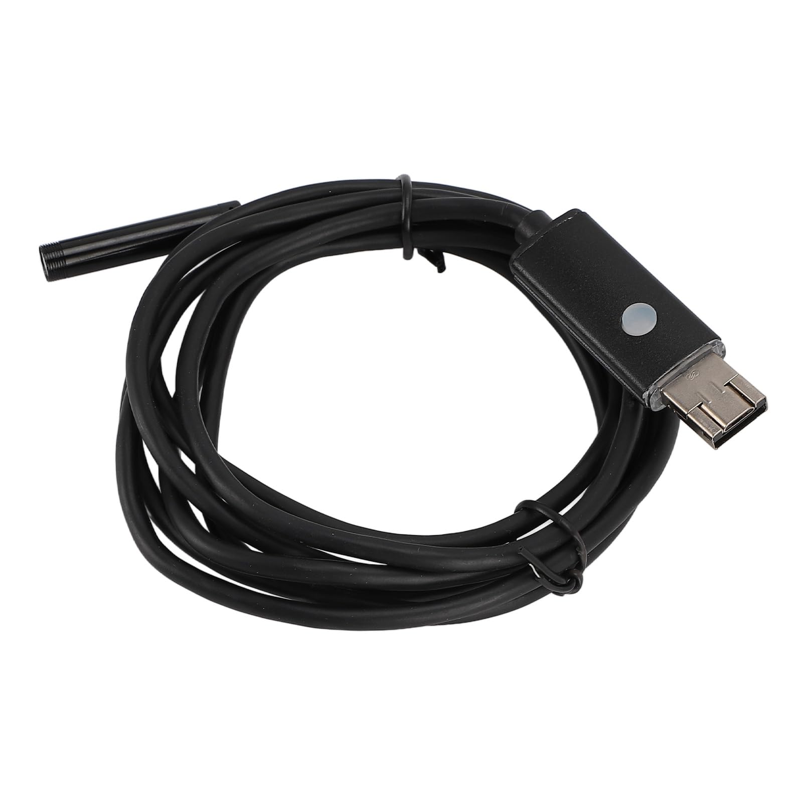 Borescope Camera, Snake Camera USB 6 Adjustable LED Lights Flexible 640x480P for Tablet