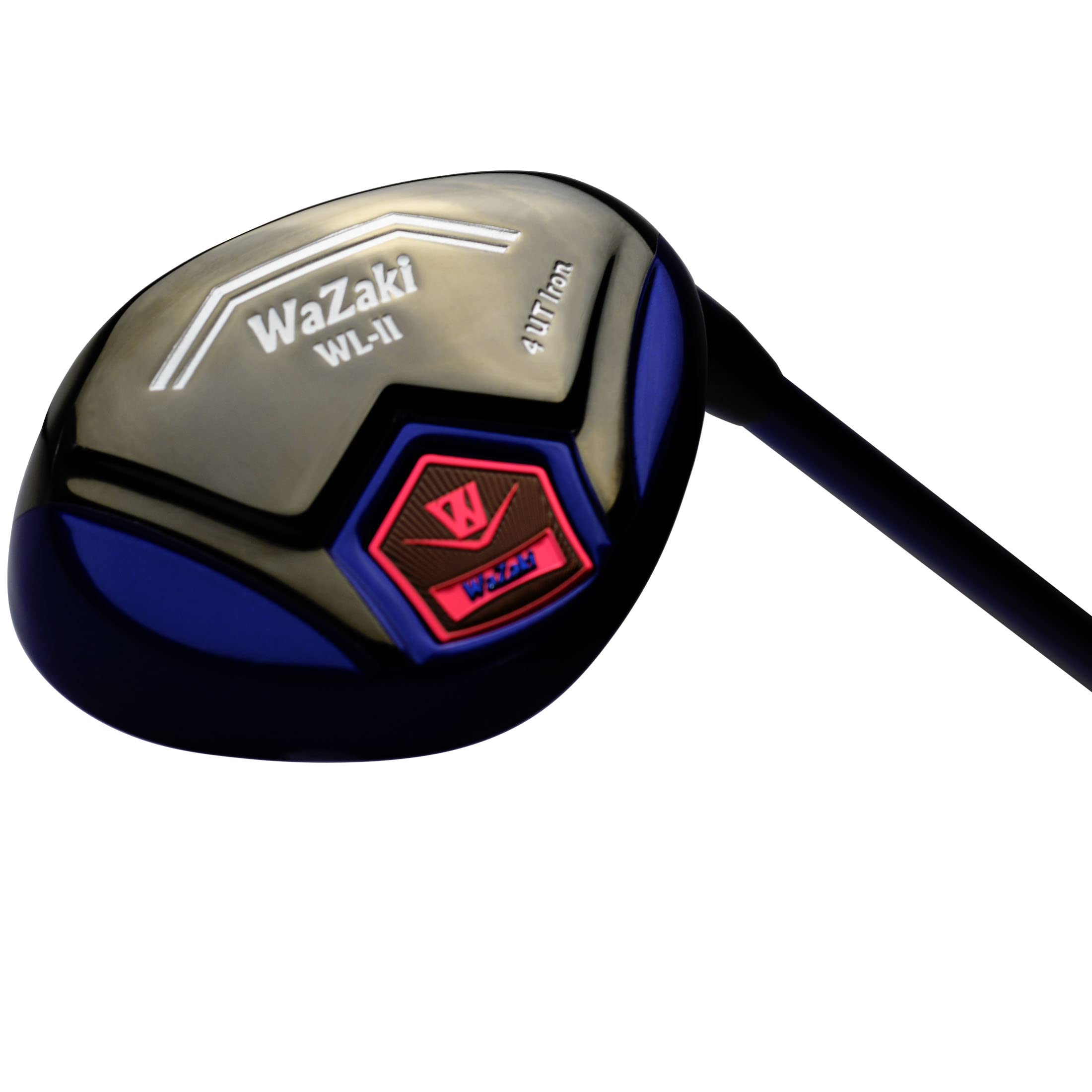 Japan WaZaki WLIIS Club de golf hybride avec couvre-tête, n°7, 30 degrés, flexible régulier, manche en graphite, pour droitier