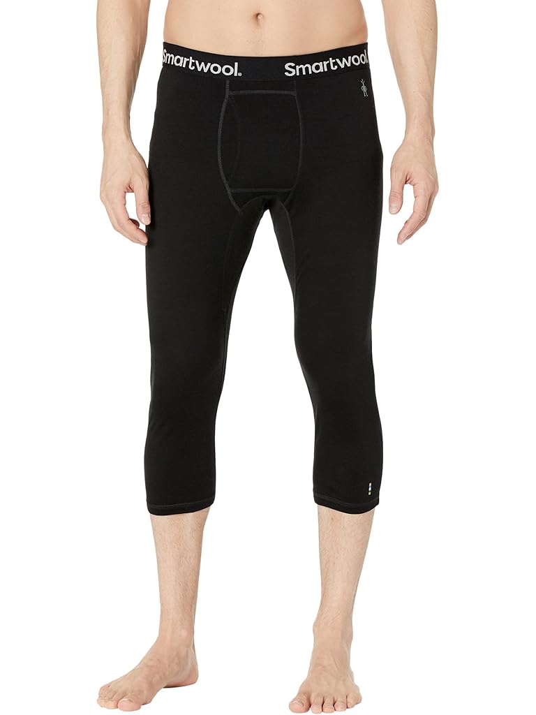 Black Smartwool Classic All-Season Merino Base Layer 3/4 Bottoms
