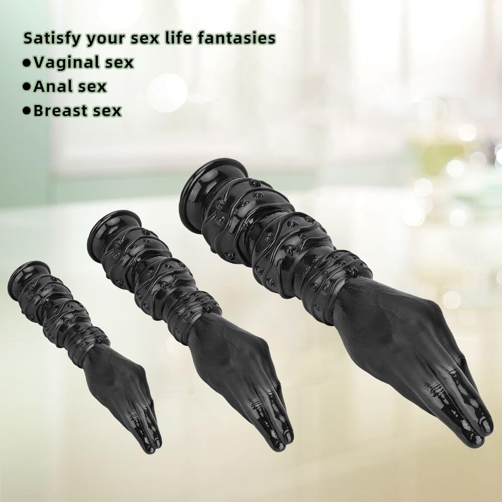 Amazon.com: Super Long Fist Dildo Black Anal Plug Butt Plug with Strong  Suction Cup 3 Sizes Vaginal G-spot Hand Dildo Anal Pleasure Trainer Sex  Toys for Men Women Masturbation (S) : Health