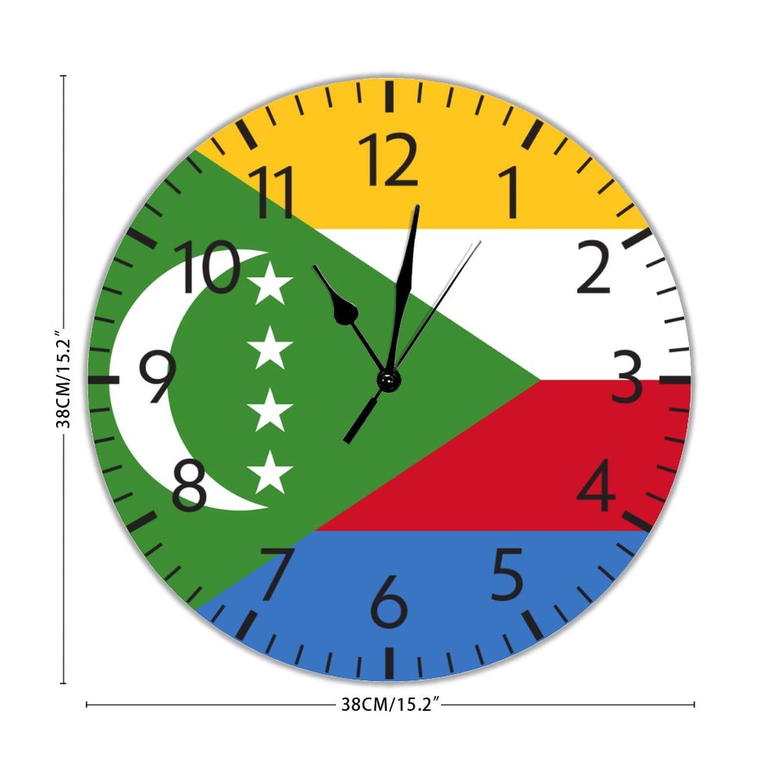 Tadzjikistan Vlag Houten Wandklokken Nationale Vlaggen