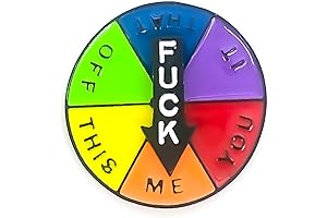 Lucky Wheel Pin: Exquisite Dissent Enamel Art