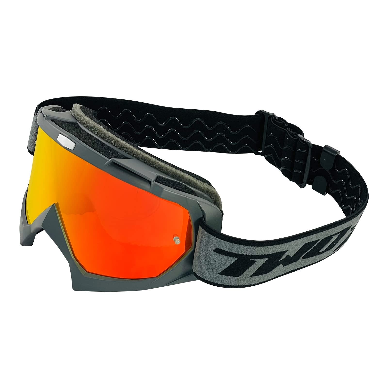 TWO-X Cross Goggles - Motocross Goggles - Scratch Resistant Motorcycle Goggles - Enduro & Downhill - Model Race