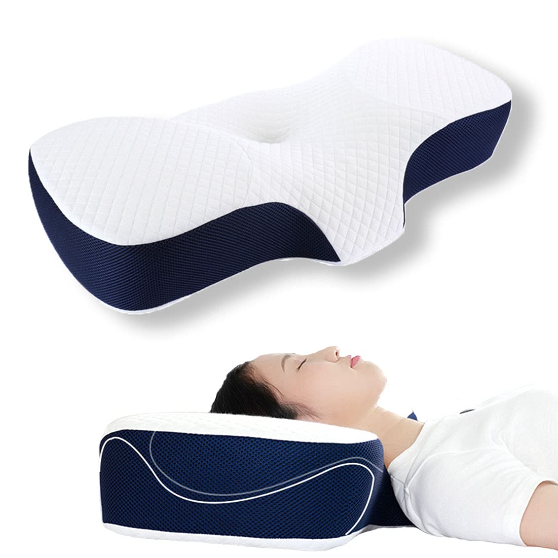 Buy HGTRH Sandwich Pillow for Neck Pain, Orthopedic Support with