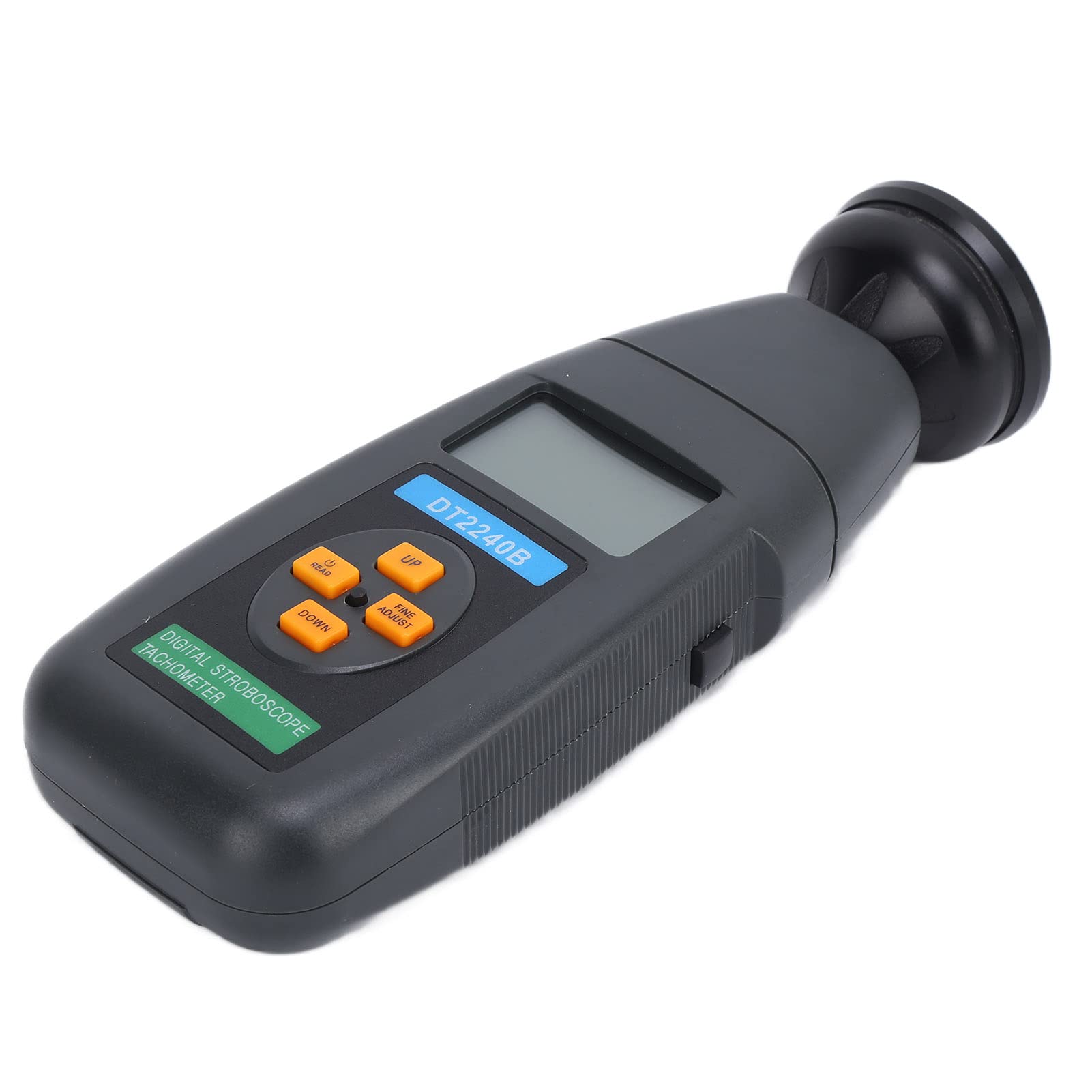 Garosa Tachymètre Stroboscope Numérique, Compteur de Tours Portatif en Matériau ABS pour Machines de Mesure et Moteurs, Haute Précision avec Plage de 40 000 Tr/min