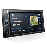 Pioneer DMH-100BT 6.2” Double-Din Digital Media Receiver - Bluetooth, Touchscreen, Hands Free Calling, Rear Camera Input