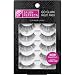 Salon Perfect False Eyelashes GO GLAM Multi Pack 105 Black, Ultra thin 5 pairs of Lashes