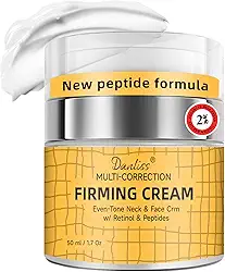 Creme firmador para o pescoço, creme avançado para pescoço sem cheiro, hidratante facial com retinol, colágeno e ácido hialurônico, suavizando o envelhecimento, melhora a pele crepey e linhas