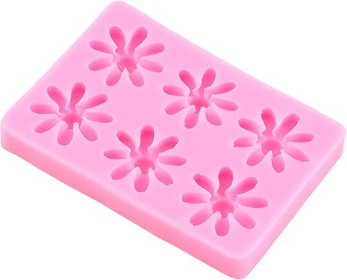 Miniatura 5 de Moldes de silicona de flores Molde de pastel de fondant de flores para decoración de pasteles de flores, decoración de cupcakes, caramelo de