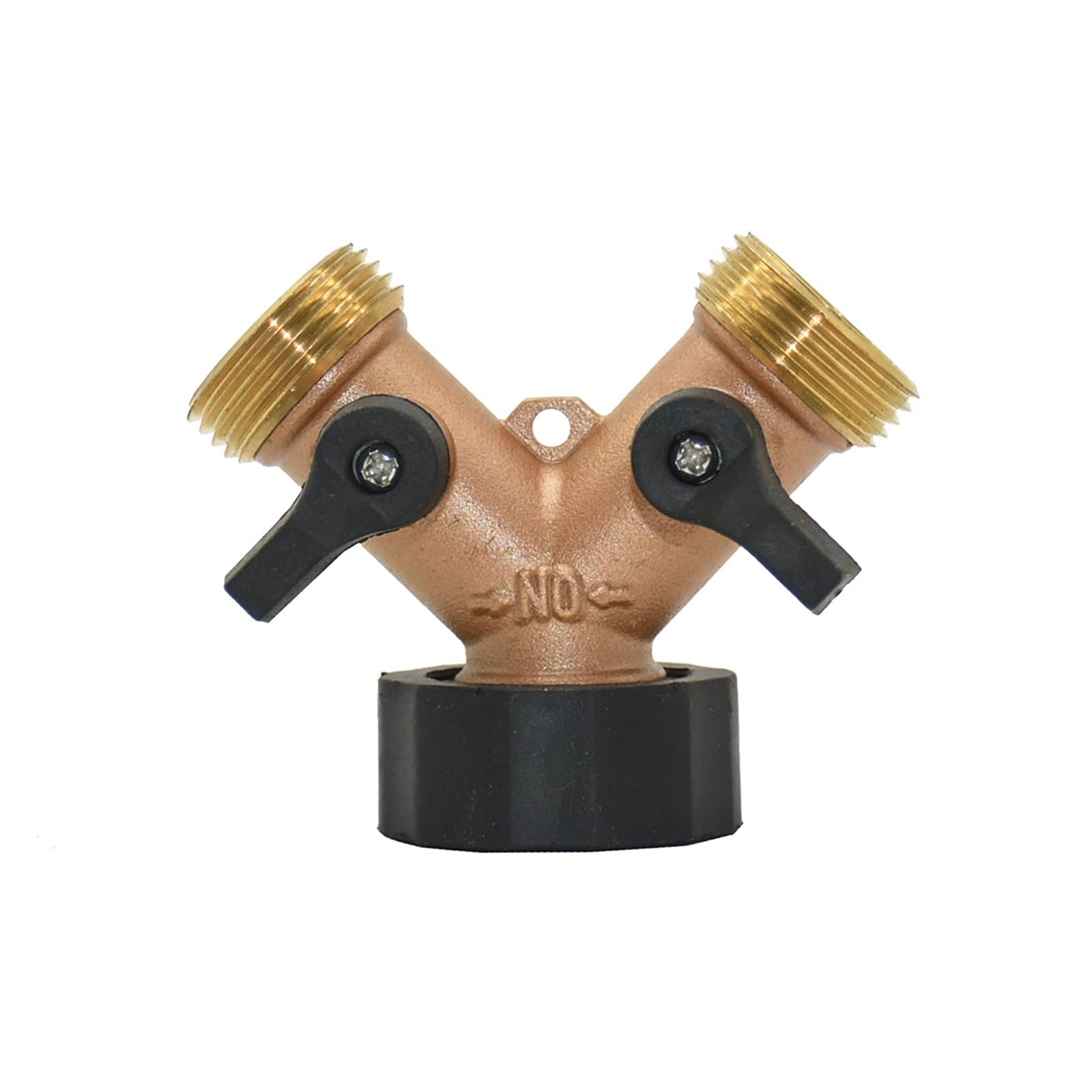Rmzjovhow One Color Drip Irrigation Fittings Spray Water Connection 3/4 Inch Threaded Garden Faucet 2-Way Hose Diverter Irrigation Valve With 16Mm Nipple 1 Quick Connector For Garden Hose Plumbing Fittings