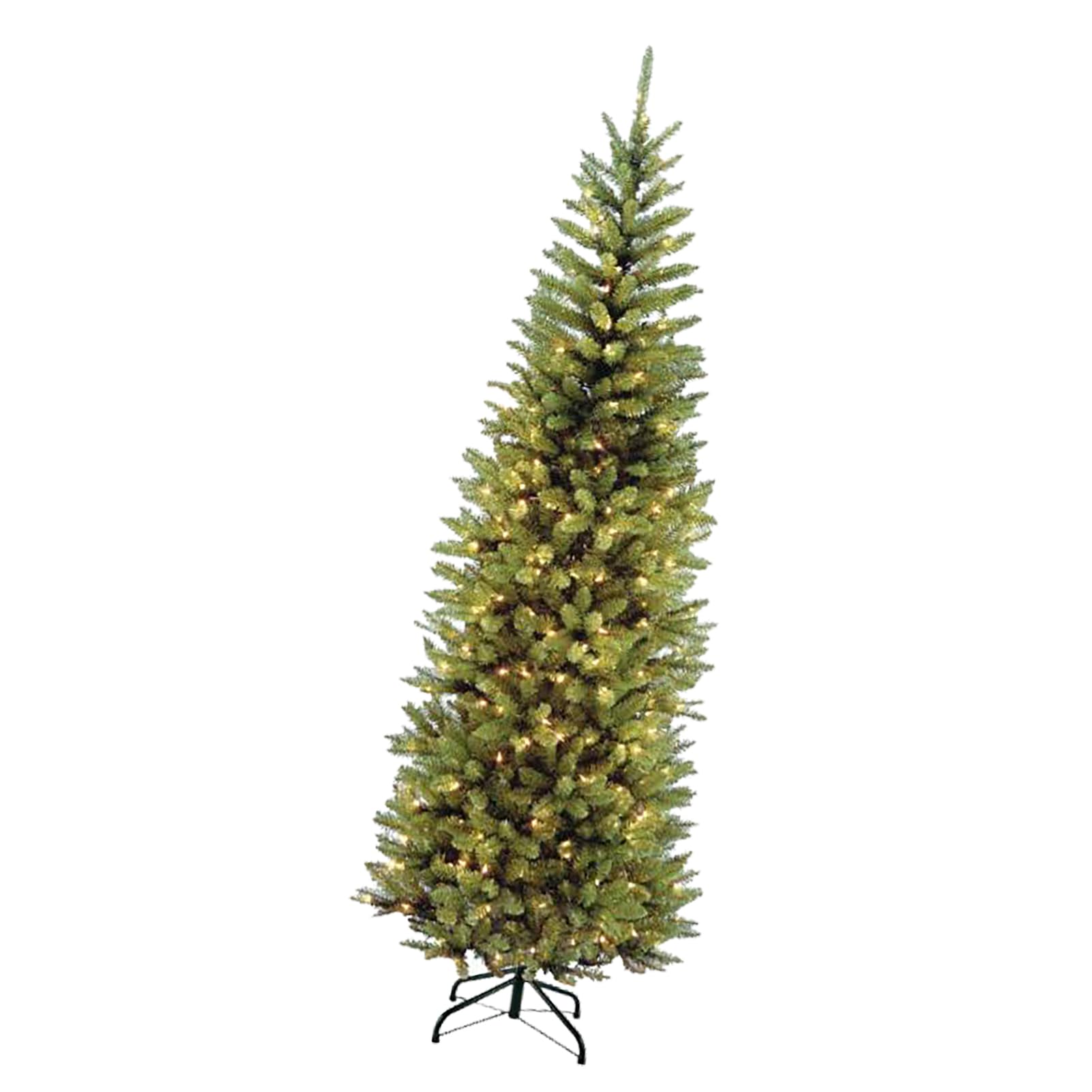 Yosoo Health Gear Künstlicher Bleistift-Weihnachtsbaum mit LED-Lichtern, Schlanker PVC-Weihnachtsbaum, Grünes Eckdesign für Zuhause, Büro, Kleine Räume, Realistisches Laub, Dekorative (H. Ich Hatte