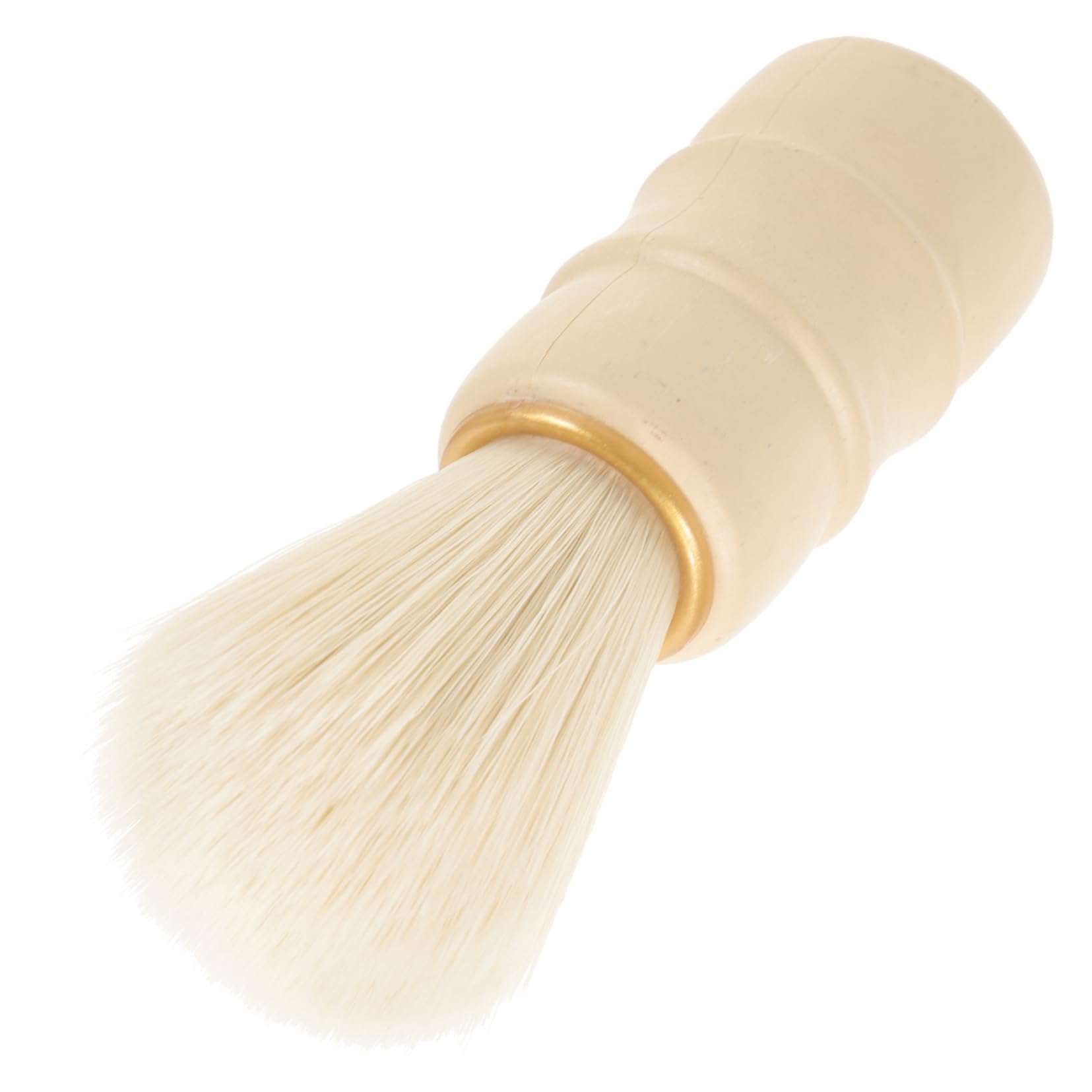 BIUDECO Barber Brush Shaving Brush for Men Gentle Facial Cleansing and Beard Care Tool with Flat Bottom Design and Comfortable Grip for Grooming and Shaving Needs