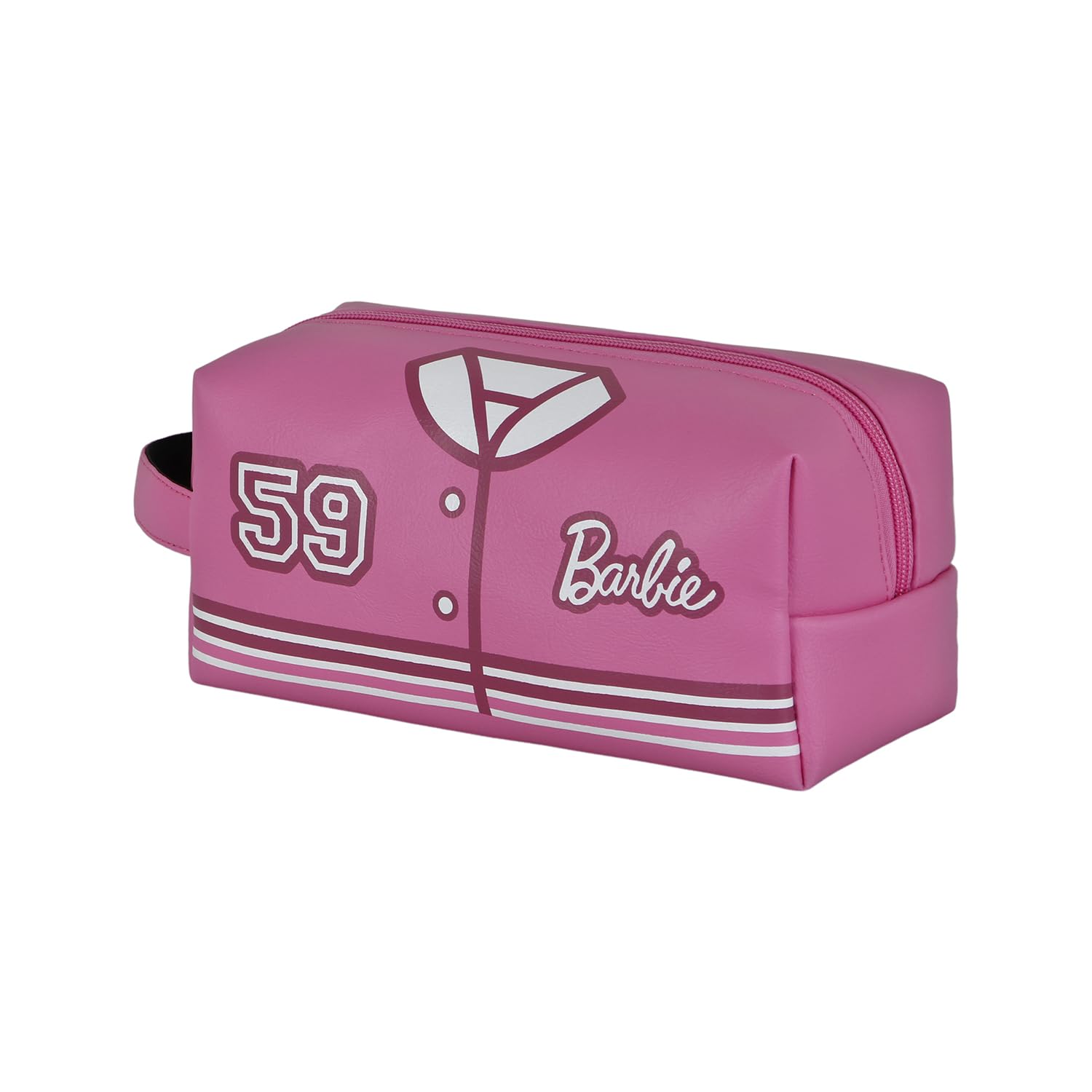 Barbie Varsity-Plus Brick Travel Toiletry Bag, Pink, 27 x 13 cm