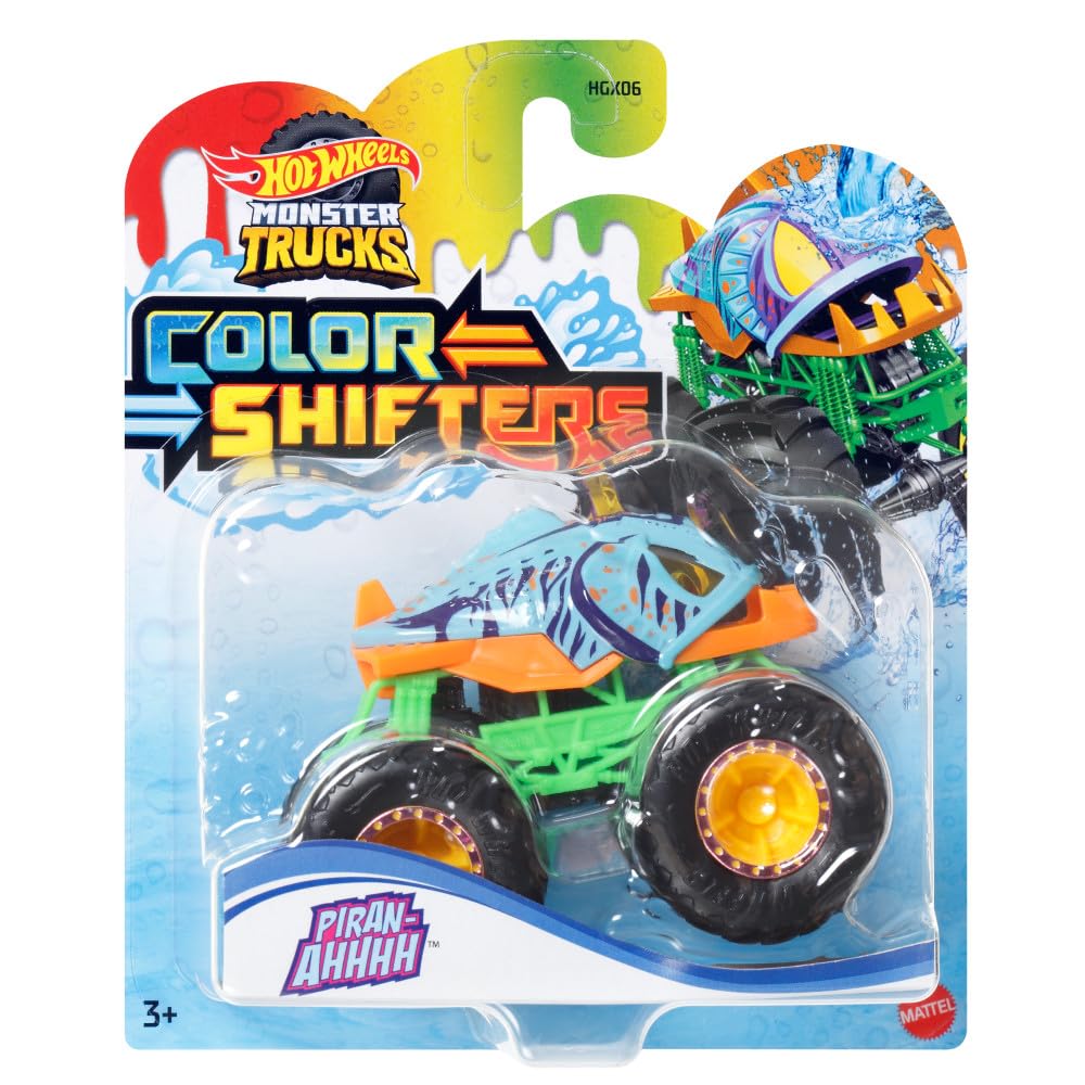 Coche Hot Wheels Monster Trucks Coche cambian de Color. - Modelos Surtidos