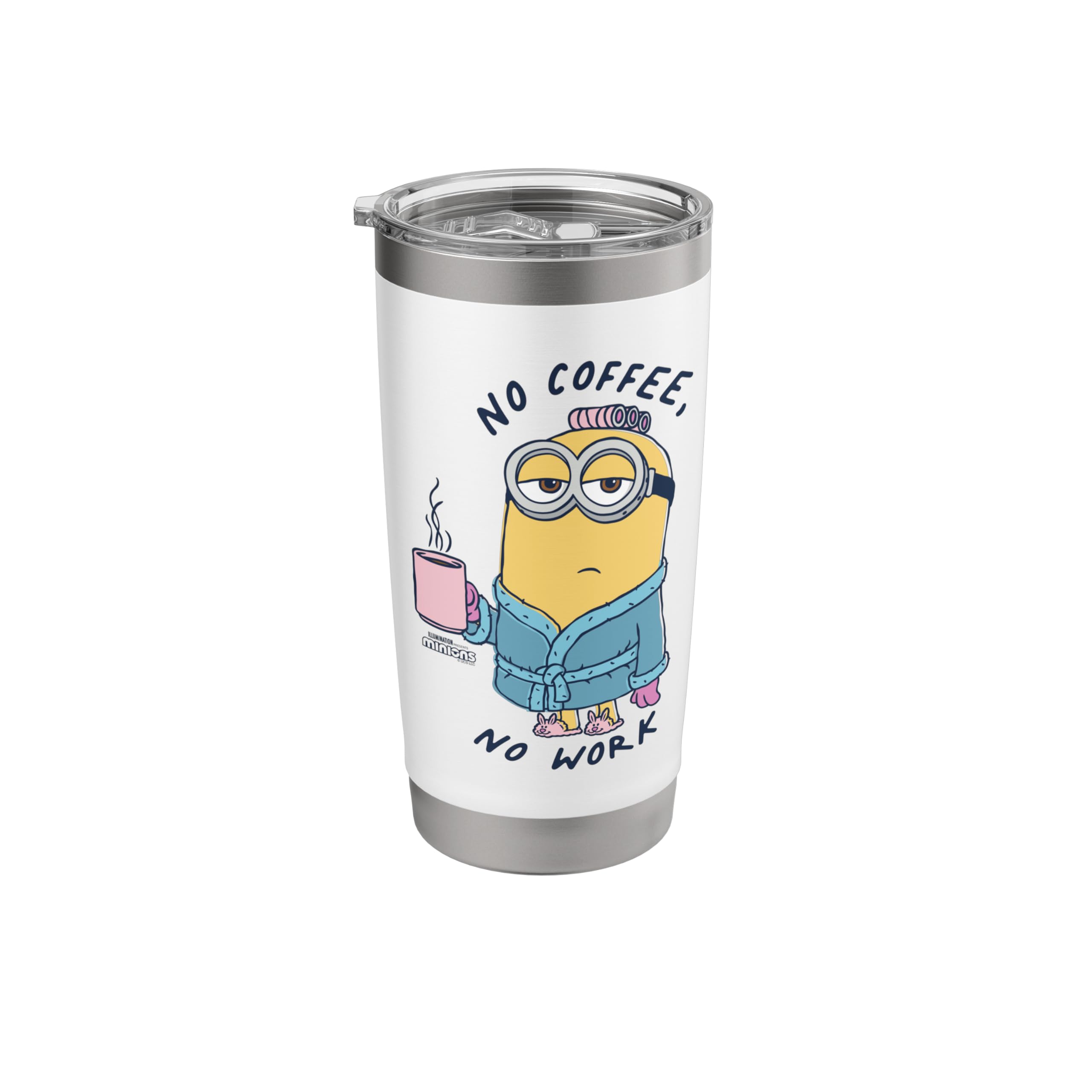Minions Dave No Coffee No Work Stainless Steel Insulated Tumbler