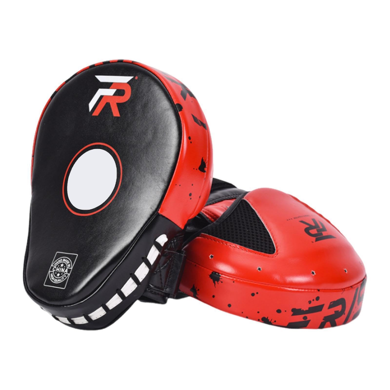 Colpitori da boxe ergonomici traspiranti adatti per kickboxing e allenamento. Colpitori per le mani, accessori per donne e uomini. Boxe, traspiranti, ergonomici, kickboxing, donne.