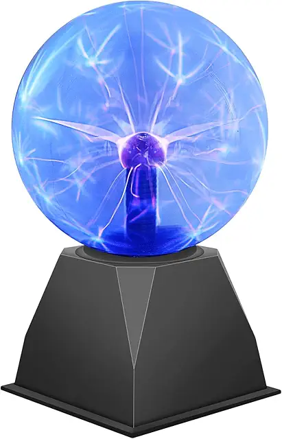 DELIPOP Boule de Plasma 6 Pouces - Lampe Sensible au Son et Toucher