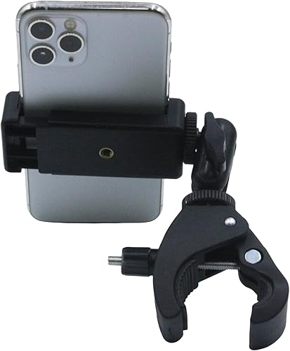Miniatura 8 de Phone Holder with Clamp for Golf Cart, Push Cart, Universal Phone Mount Holder for Bike, Mic Stand