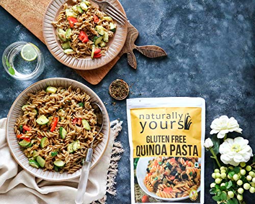 Image of Naturally Yours Gluten Free Quinoa Pasta - 40% Quinoa | No Maida, No Onion No Garlic, Jain Friendly, Preservative Free, Vegan | High Protein & Antioxidants | Non-Sticky Healthy Pasta | 200g Pack