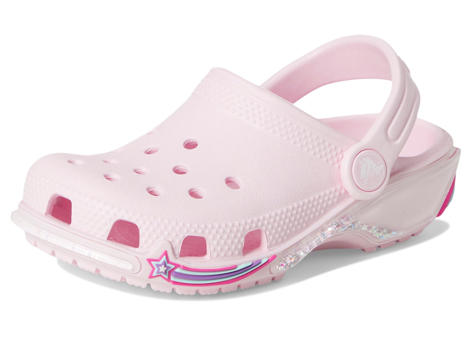 Crocs Classic Star Sparkle Shaker Clog T, Zuecos Unisex niños
