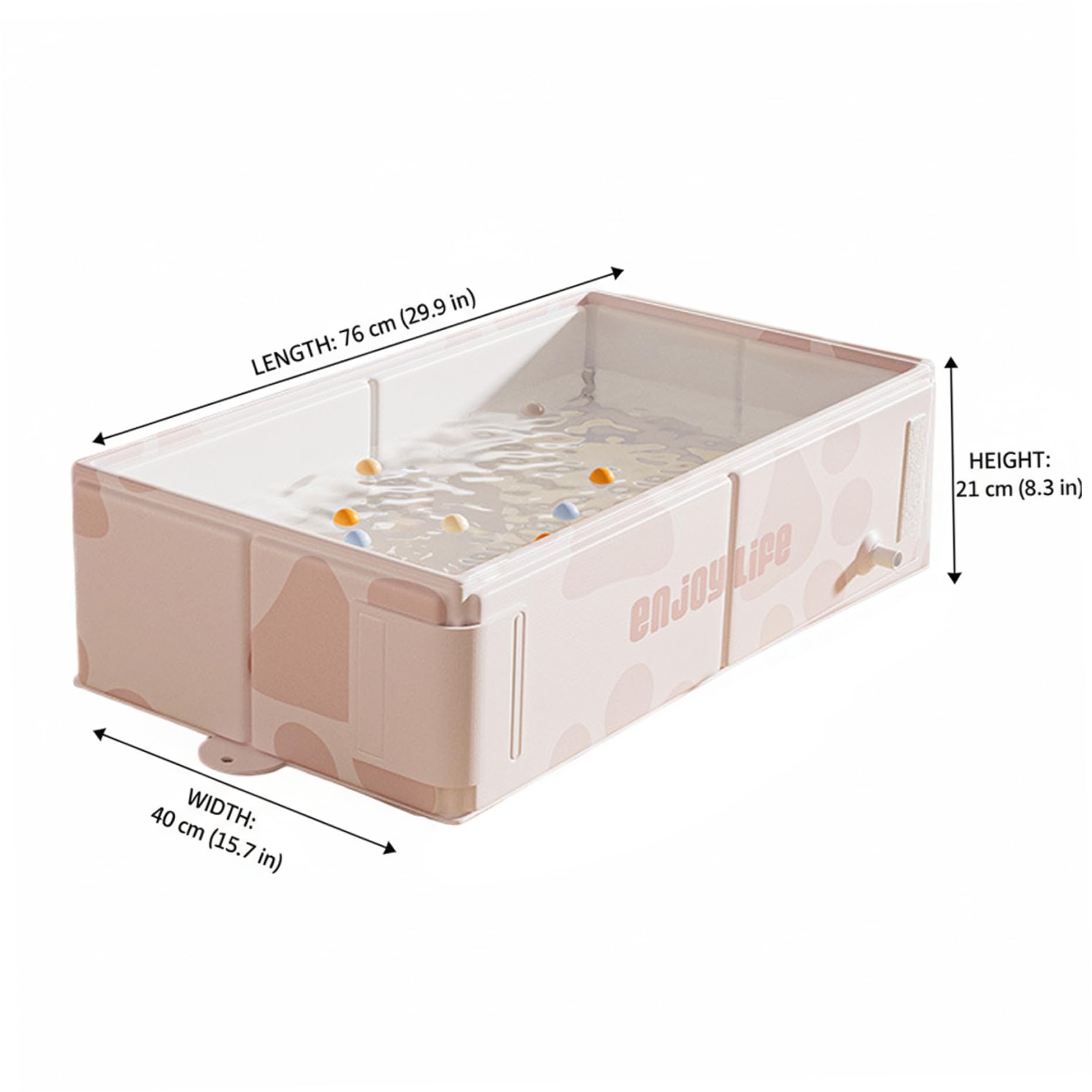 Vaschetta da bagno pieghevole per neonati, vasca da bagno pieghevole per neonati con supporto ergonomico per e bambini piccoli, vasca da portatile salvaspazio, Style-3, Baby