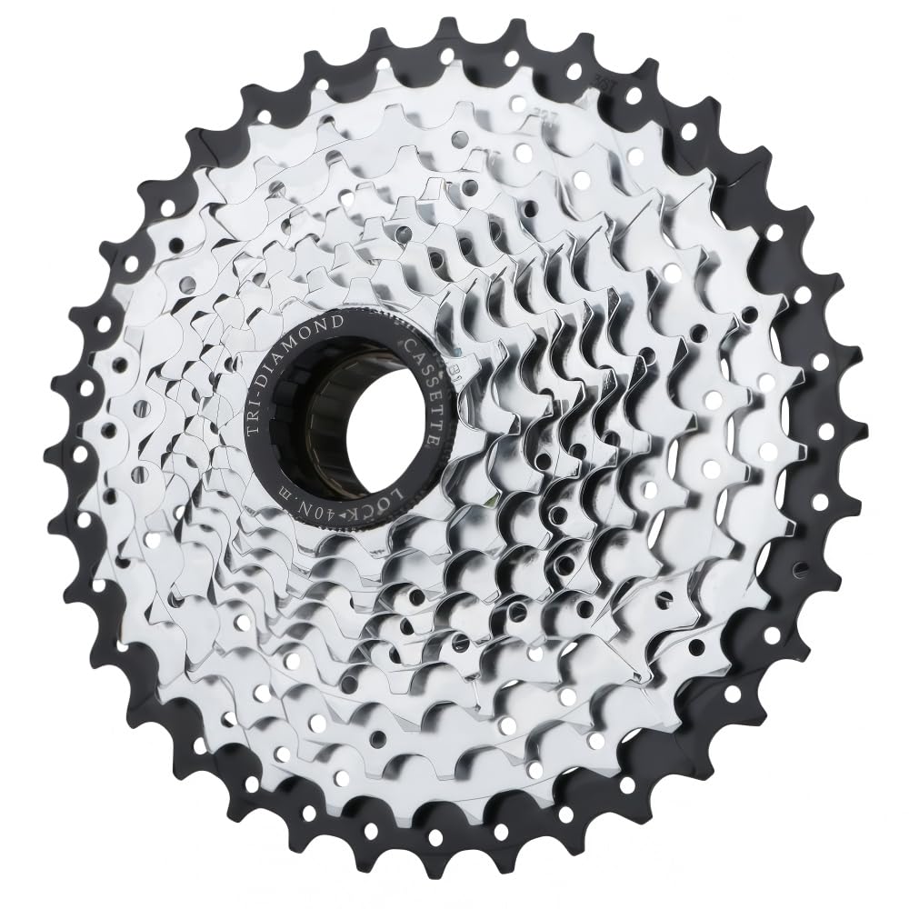 GUOFANG Bicycle Spinning Freewheel, Bicycle freehub，Multi-Speed Freewheel, Aluminium, Mountain Bike and Folding Bike Universal Component (10-speed 11-36T)