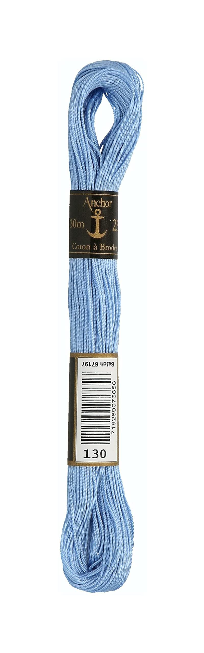 Anchor Quadruple Embroidery Thread, Thickness: 25, Barrel Length: 30M 130 Thread Embroidery