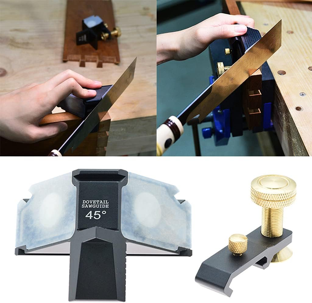 Woodworking Machinery Parts Double 45 Degree Cutting Guide With 25mm/0.98In Maximum Clamping Width