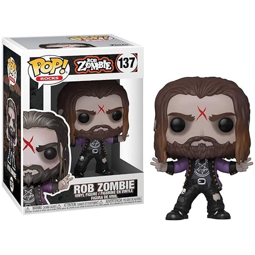 Funko Pop! Rocks Rob Zombie - Figura De Vinilo Coleccionable - Idea De Regalo- Mercancia Oficial - Juguetes Para Niños Y Adultos - Music Fans - Muñeco Para Coleccionistas Y Exposición