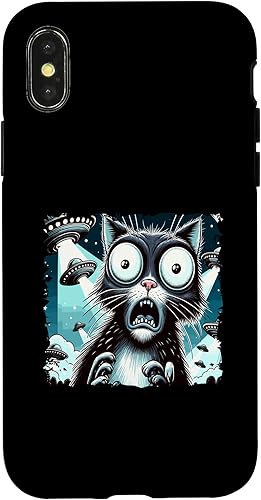 Miniatura 7 de iPhone 13 Pro Max Believe in Ufo - Alien Believer funny cat Case