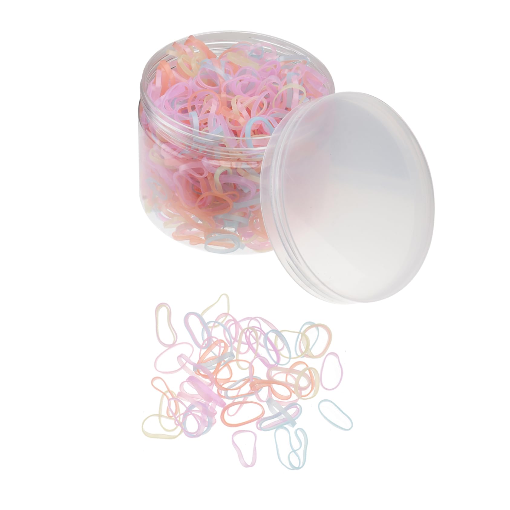 POPETPOP 1 Box Colorful Pet Hair Ties Durable Rubber Bands for Cats Dogs Creative Headress for Stylish Grooming for Festivals Special Occasions