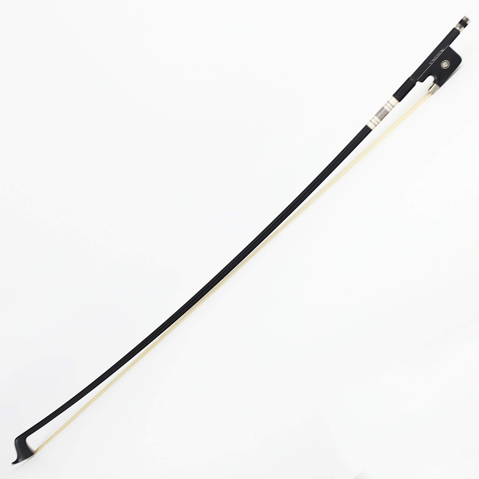 Fiocco per violoncello in fibra di carbonio 4/4, dimensioni 101C VINGOBOW livello avanzato occhi parigini rana in ebano ben bilanciato peso leggero naturale capelli di cavallo