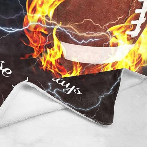 Miniatura 4 de Manta personalizada con texto del nombre, manta personalizada de forro polar súper suave para sofá, cama (50 x 60 pulgadas)