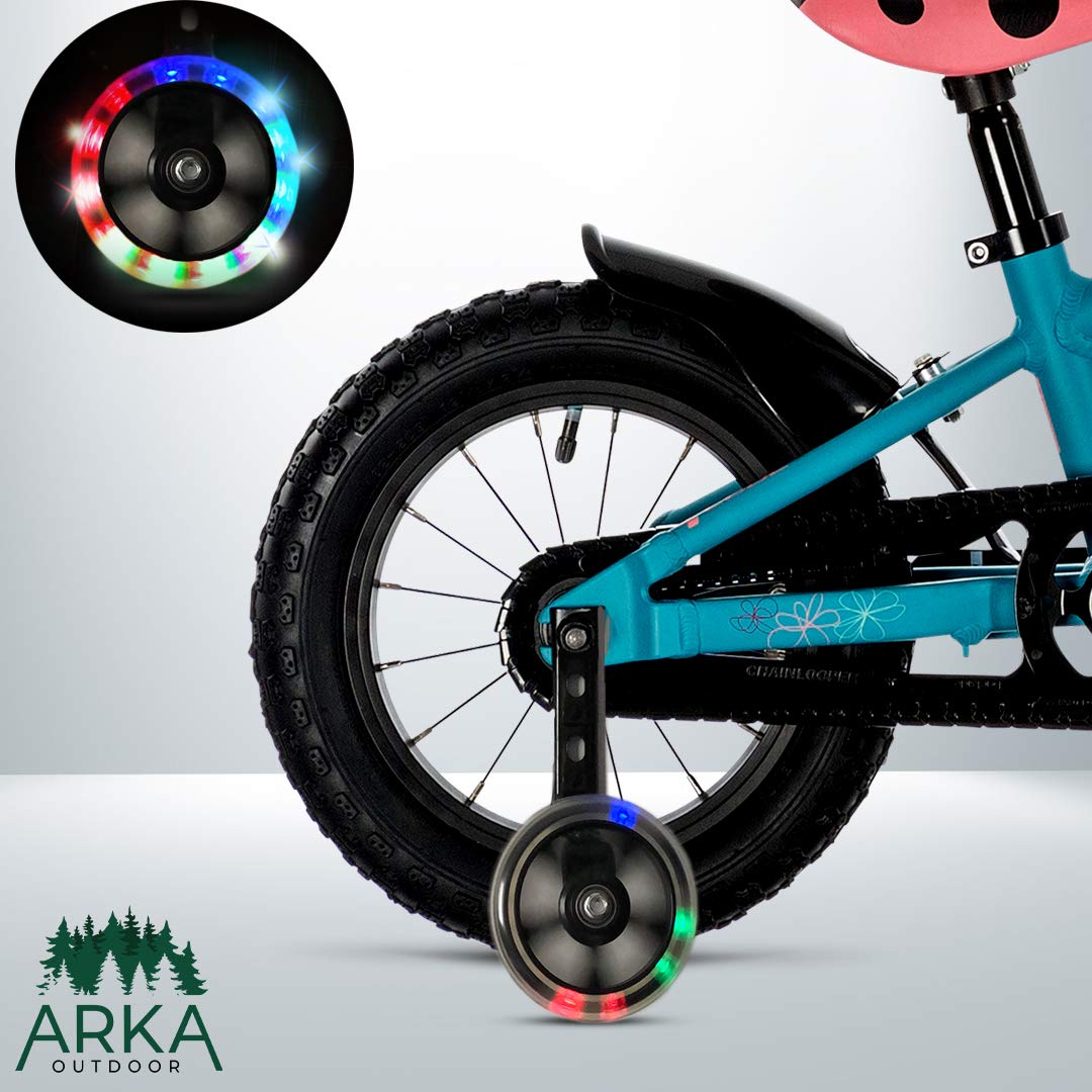 1 Paire De Roues D'entraînement Universelles Multicolores Pour Enfants Silencieuses Faciles A Installer~p135793372