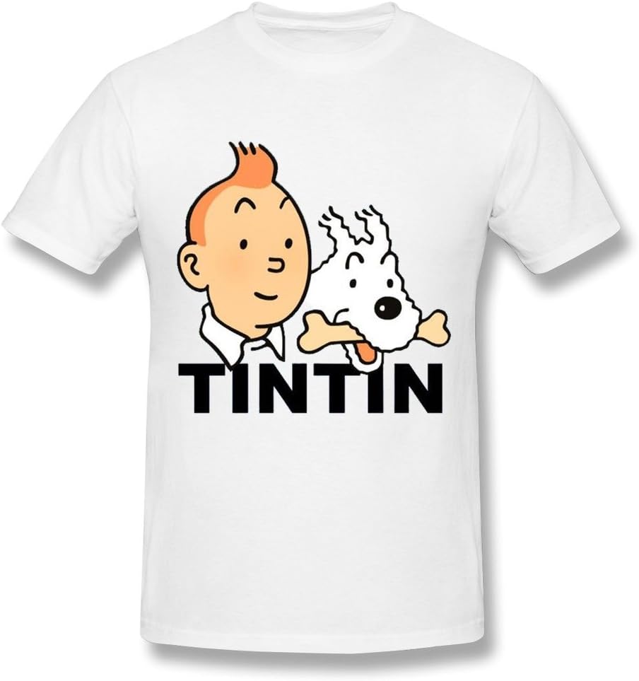 Men's Les Aventures De Tintin Et Milou T-shirt XL
