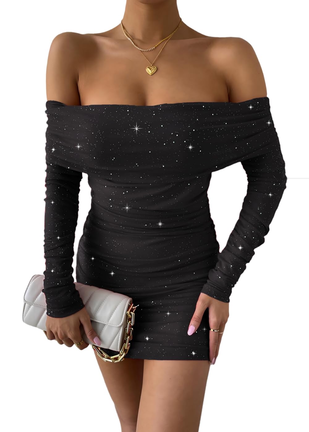 Joyfunear Off The Shoulder Dress