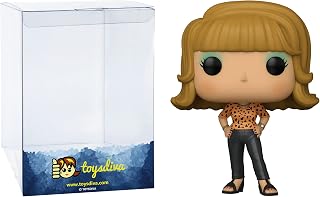 Funko Carmela Sorprano: P o p ! TV Vinyl Figurine Bundle with 1 Compatible 'ToysDiva' Graphic Protector (1293-59292 - B)