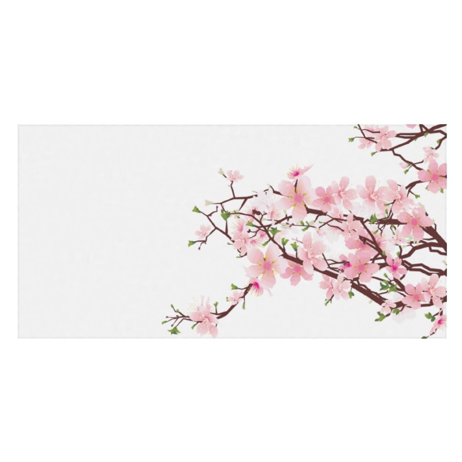 LWORZIIB Beach Towel, Tempting Cherry Blossoms Bath Towel, Pool Towel Great for Gym Swimming 80 X 160cm