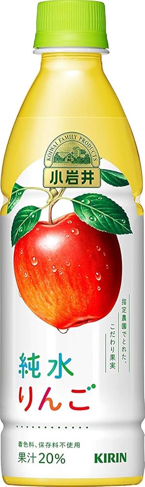 Amazon | 〔飲料〕 キリン 小岩井 純水りんご 430mlPET